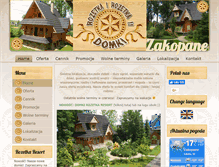 Tablet Screenshot of domki-rozetka.pl